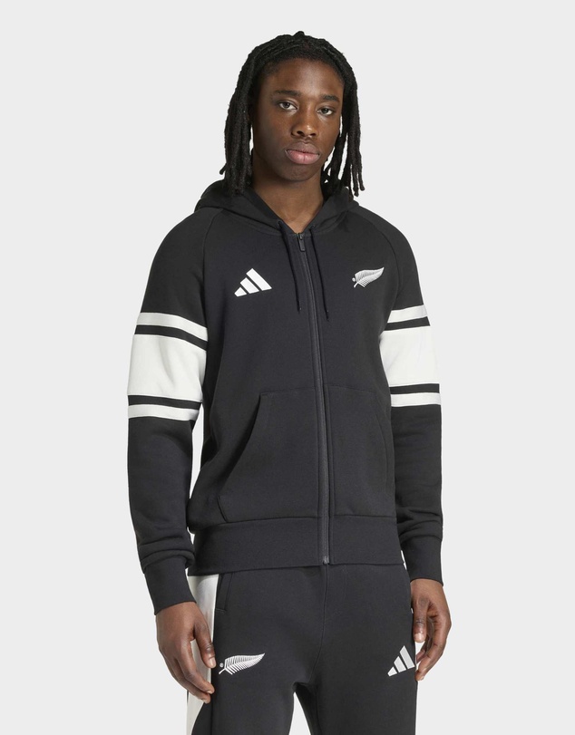 adidas Performance - All Blacks Leisurewear Full Zip Hoodie Mens