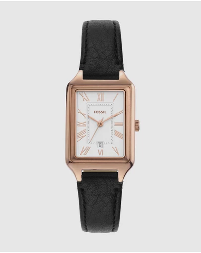 Fossil - Raquel Black Analogue Watch