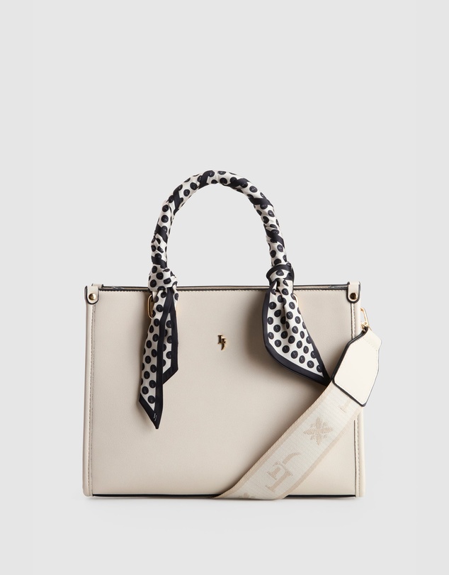 Laura Jones - Small Tote Bag With Scarf