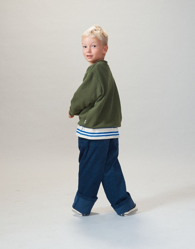Sonnie - Corduroy Trouser -Navy