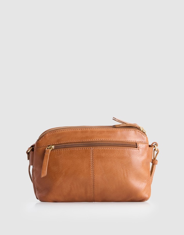 Evity - Elise Leather Weave Crossbody Bag