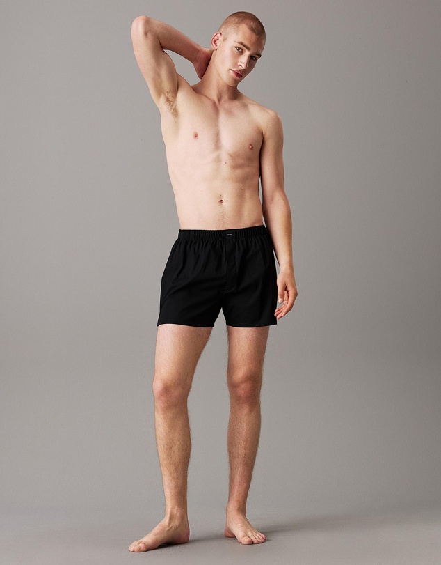 Calvin Klein - Cotton Classics 3 Pack Woven Boxers