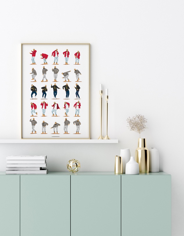 Olive et Oriel - Hotline Bling Art Print