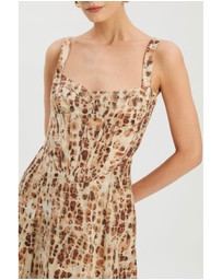 Bardot - Lilah Corset Midi Dress