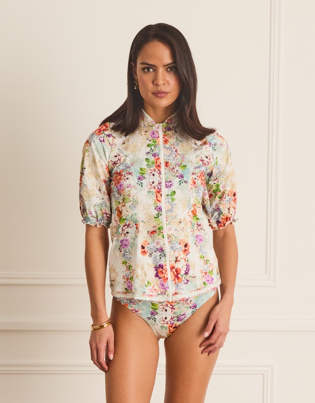 Aqua Blu Australia - Dianthus Jillian Rash Guard