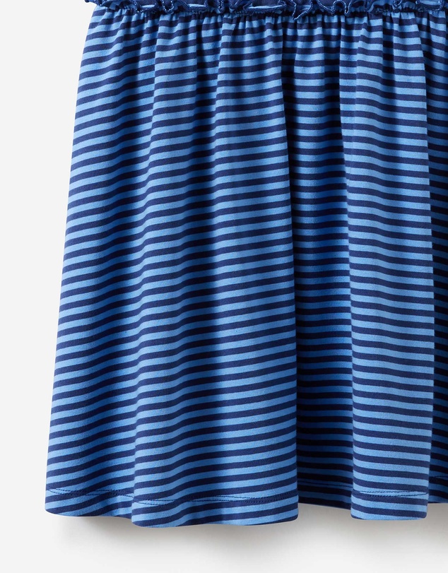 Cotton On Kids - Boat Neck Frill Short Sleeve Dress