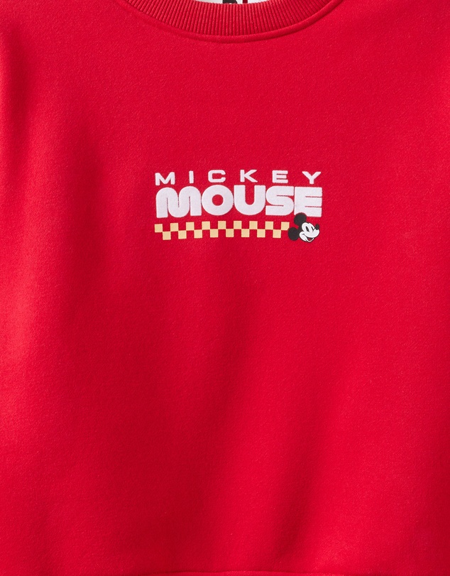 Cotton On Kids - Disney Mickey Mouse Oversized Crew Fleece