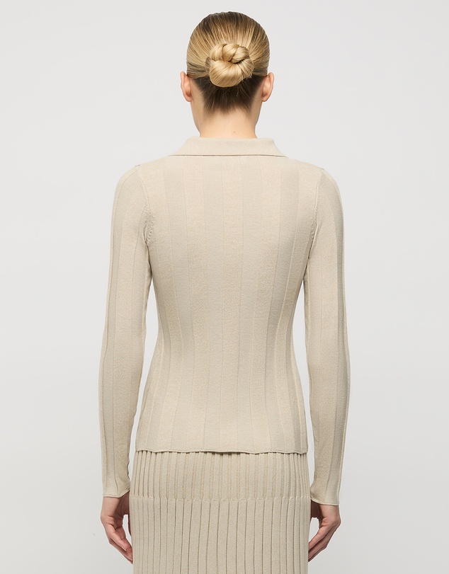 FRIEND of AUDREY - Cleo Collared Knit Top