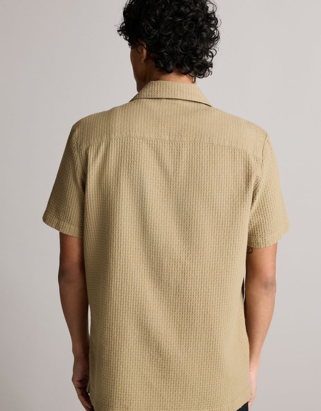 NEXT - Textured Waffle Short Sleeve Shirt