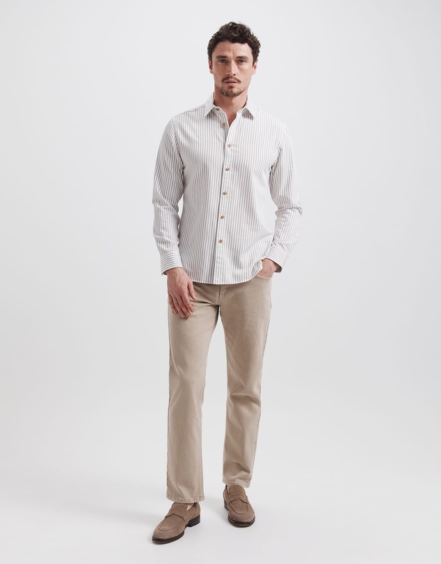 SABA - Mason Cotton Stripe Shirt