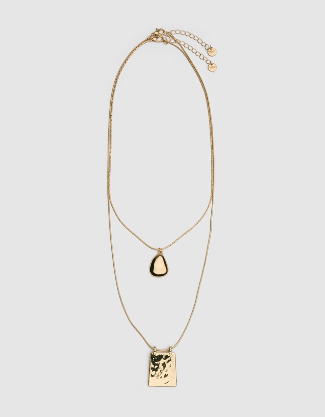 Seed Heritage - Square Pendant Necklace Set