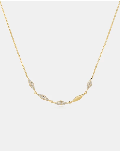 Ania Haie - Ania Haie Gold Multi Sparkle Necklace