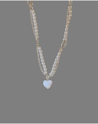 KAJA Clothing - Love Pearl Vintage Necklace-Pearl Necklace