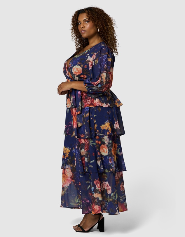 Pink Dusk by Curve Project - Temptress Maxi Dress