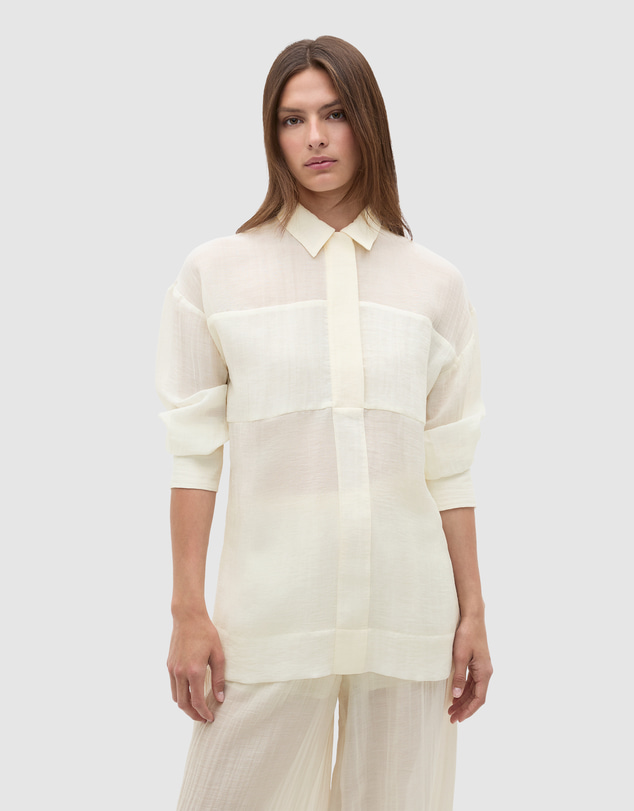 Seed Heritage - Semi Sheer Crinkle Popover