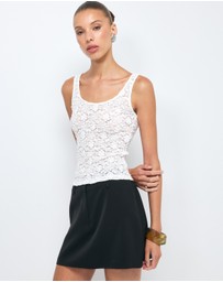 AERE - Leni Tailored Mini Skirt