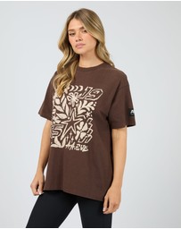 All About Eve - Centered Relaxed Tee Brown