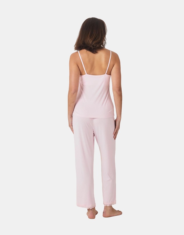 Gingerlilly - Britt Bamboo Lace Cami Long PJ