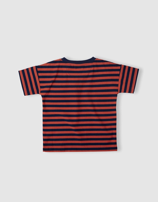 Goldie + Ace - Reverse Stripe Logo T-Shirt - ICONIC EXCLUSIVE - Babies-Kids