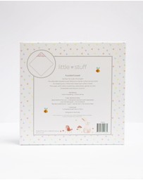 Little Stuff - Butterfly Garden Hooded Towel