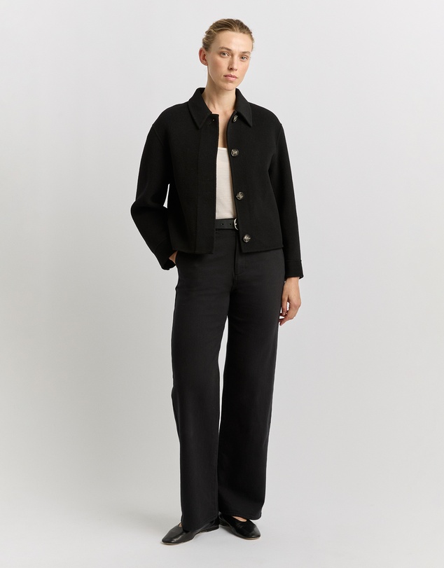 Toorallie - Button Front Wool Jacket