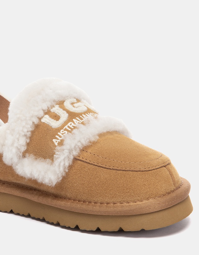EVERAU - Australian Shepherd Ugg Rilee Kids Cow Suede Upper House Shoes