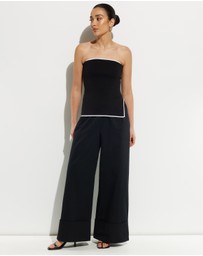 Calli - Tara Cuffed Twill Pants