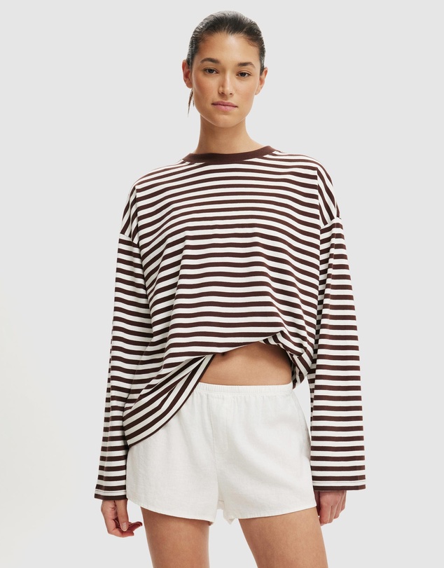 Cotton On - Boxy LS Top