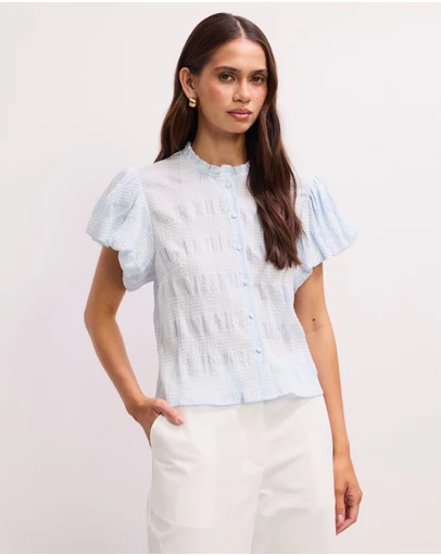 The Fated - Chloe Gingham Blouse
