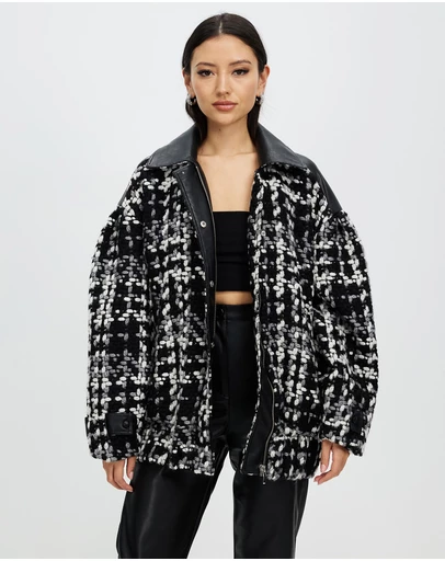 Grace Willow - Koko Tweed Oversize Jacket