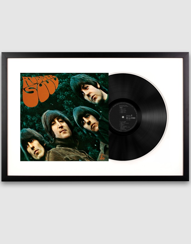 iWorld - Framed The Beatles Rubber Soul - Vinyl Album Art