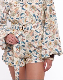 Petal & Pup - Soul Belted Playsuit - Paisley