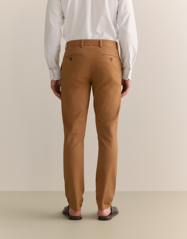 Trenery - Slim Fit Chino Pant in Latte