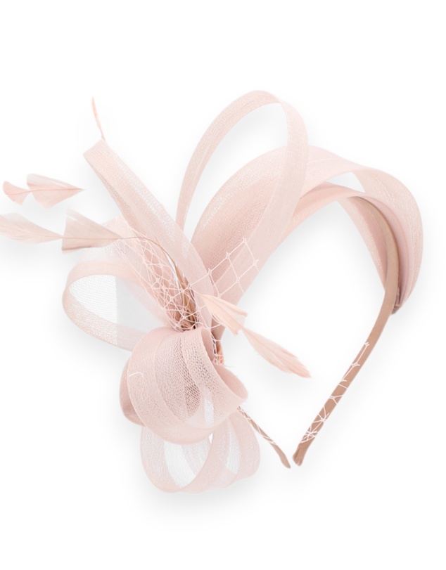 Morgan & Taylor - Kora Fascinator in Blush Pink