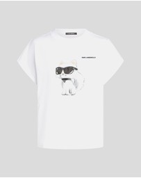 Karl Lagerfeld - Ikon Choupette T-Shirt