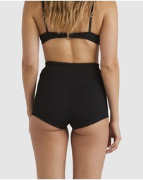 Billabong - Womens Tanlines Surf Short Full Bikini Bottom