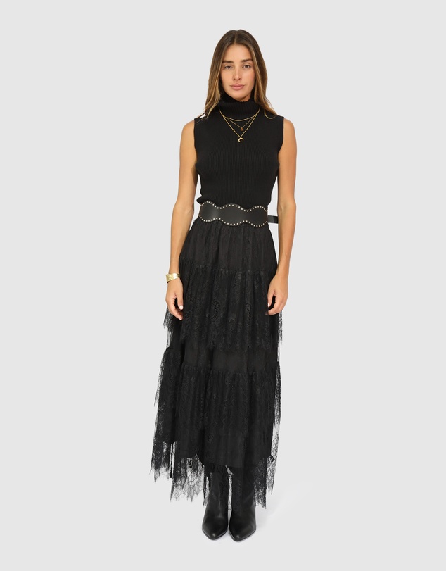 Belle & Bloom - Equation Sleeveless Turtleneck Knit