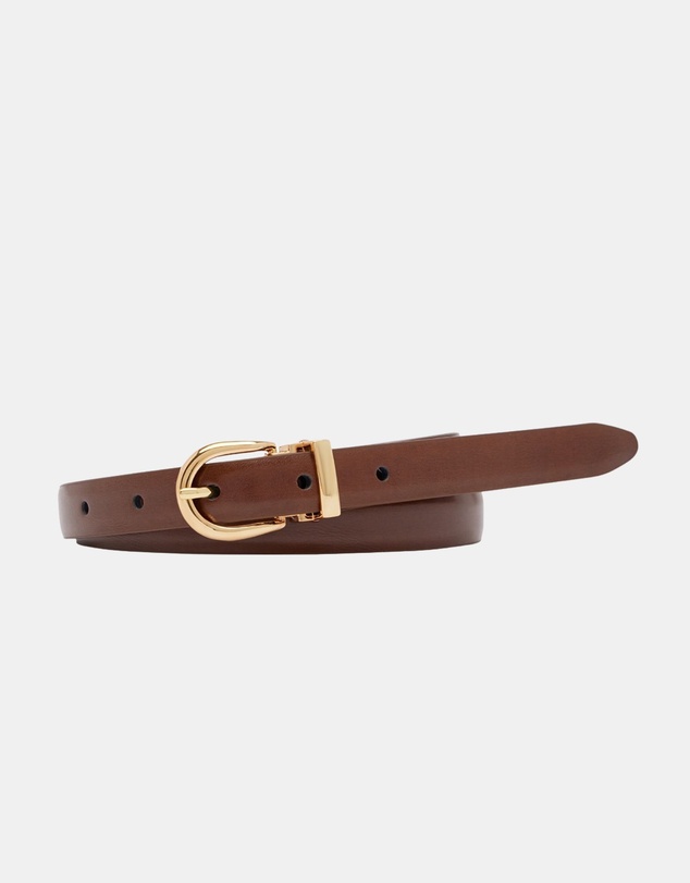 Buckle - Mallee. Australian Made Reversible Leather Belt. 19mm width.