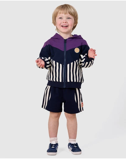 Goldie + Ace - Diamond Patch Sweat Shorts - Babies-Kids