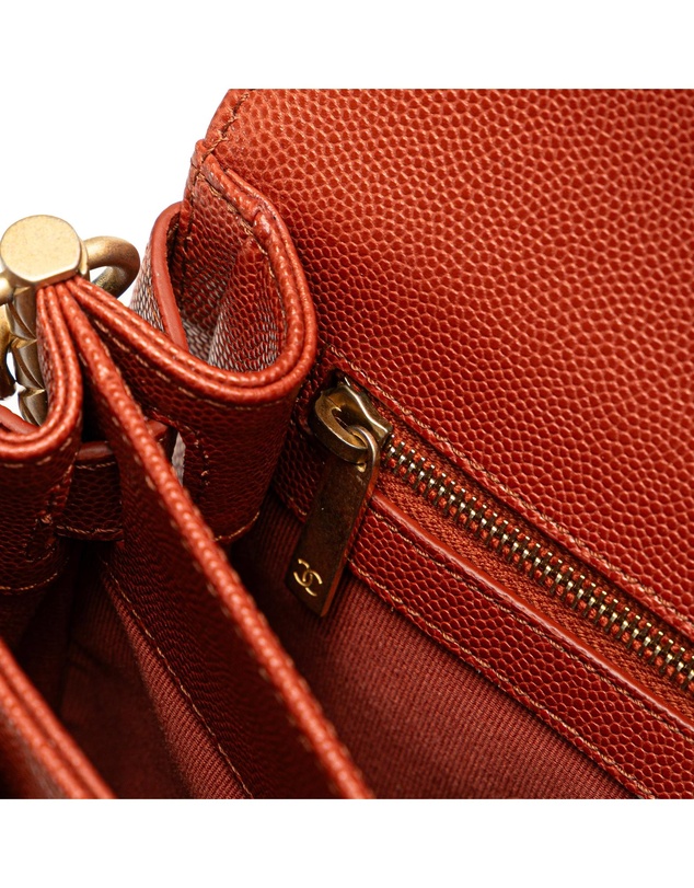 Pre-Loved by Azura Reborn - Pre-Loved Mini CC Quilted Caviar Messenger Single Flap