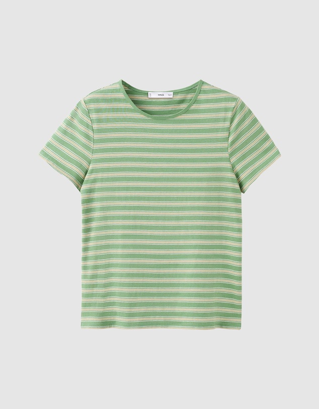 M.N.G - Striped Cotton T-Shirt