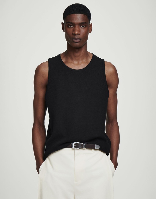 COS - Textured Cotton Jersey Vest