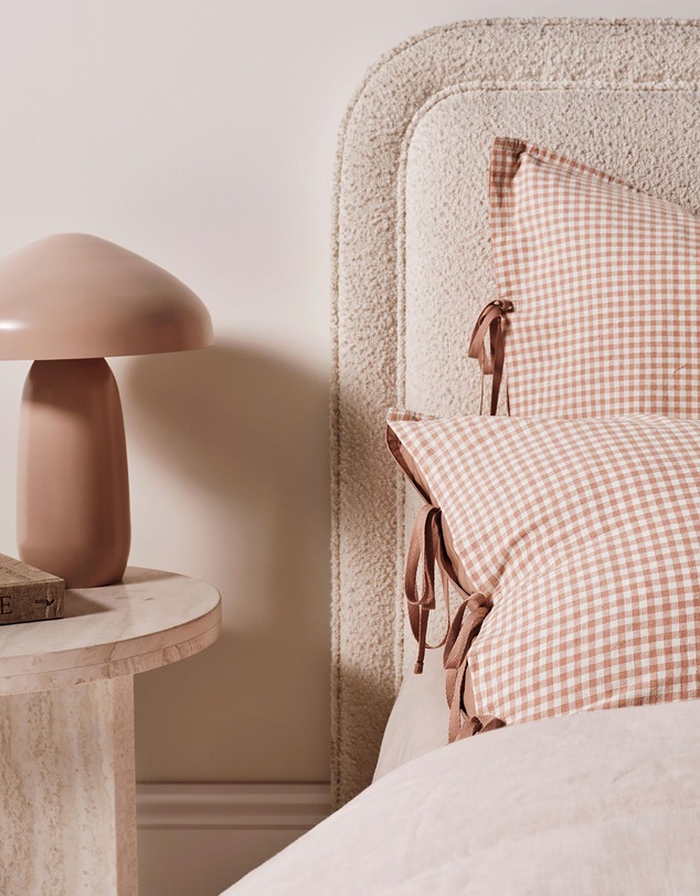 Aura Home - Mini Gingham European Pillowcase