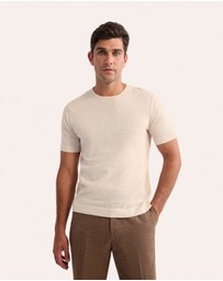 Oxford - Theodore Crew Neck Knitted T-Shirt