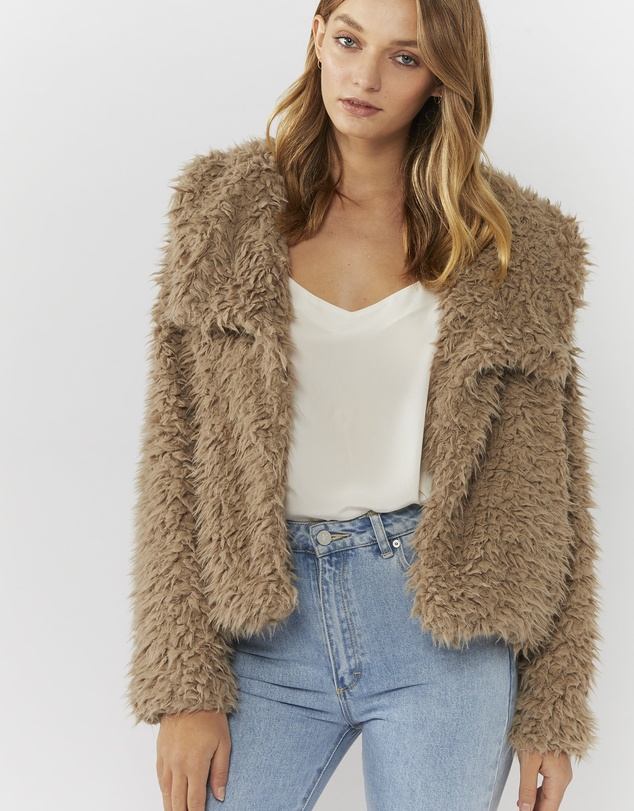 Everly Collective - She's With Me Teddy Jacket