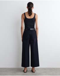 COS - Cotton Cropped Wide-Leg Trousers