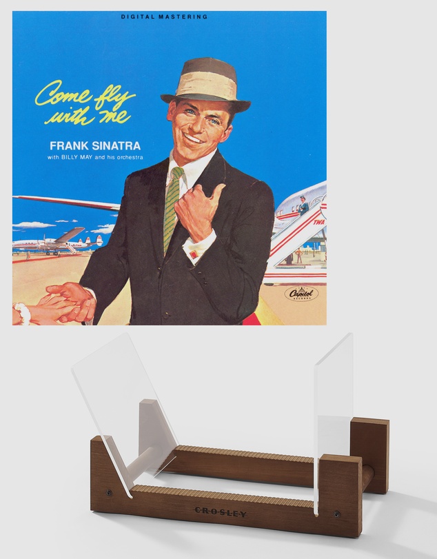 Universal Music - Frank Sinatra - Come Fly With Me - Vinyl Album & Crosley Record Storage Display Stand