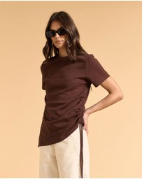 MVN - Rouched Side Tee