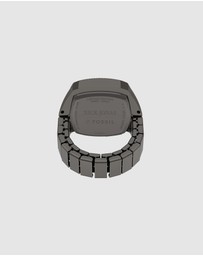 Fossil - Machine Luxe Watch Ring Gunmetal Analogue Watch