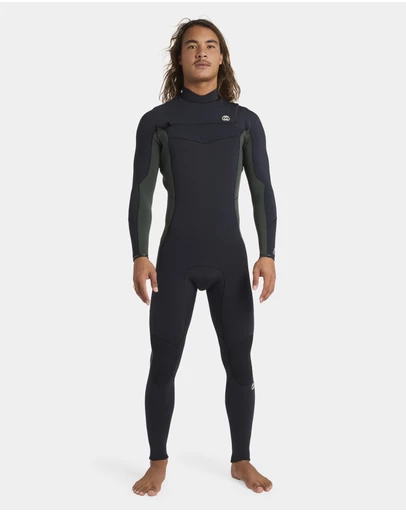 Billabong - Mens 3/2Mm Absolute Natural Chest Zip Wetsuit